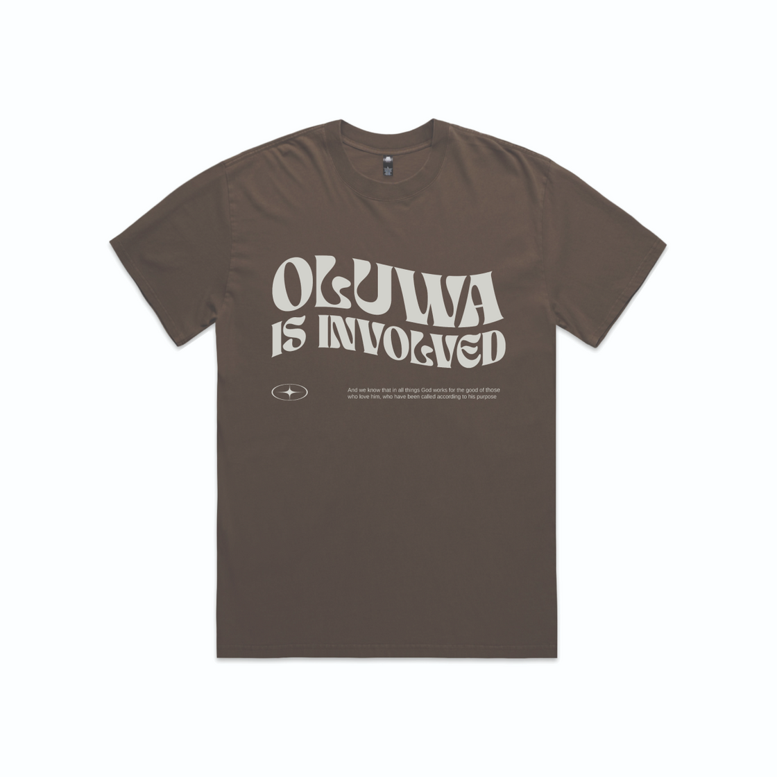 Oluwa is Involved T-Shirt(brown)